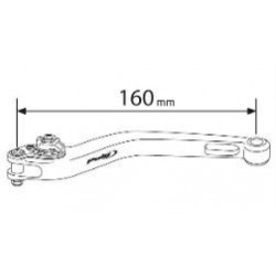 Unfoldable Brake Lever 16 Black Selector Red