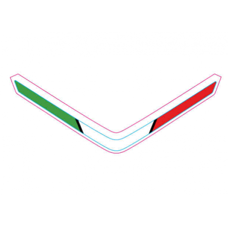 Front fairing decal ITALIA