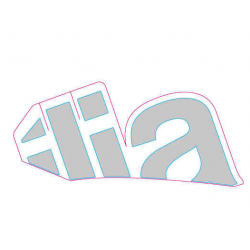 LH Fuel tank decal "LIA"