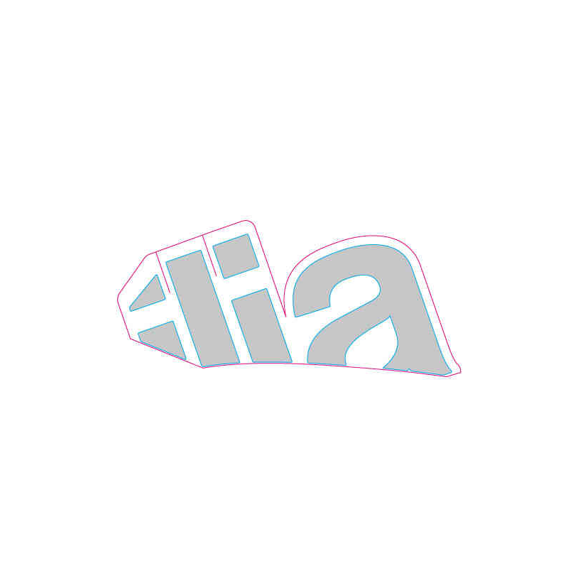 LH Fuel tank decal "LIA"