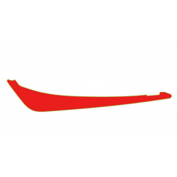 LH tail fairing strip decal RED