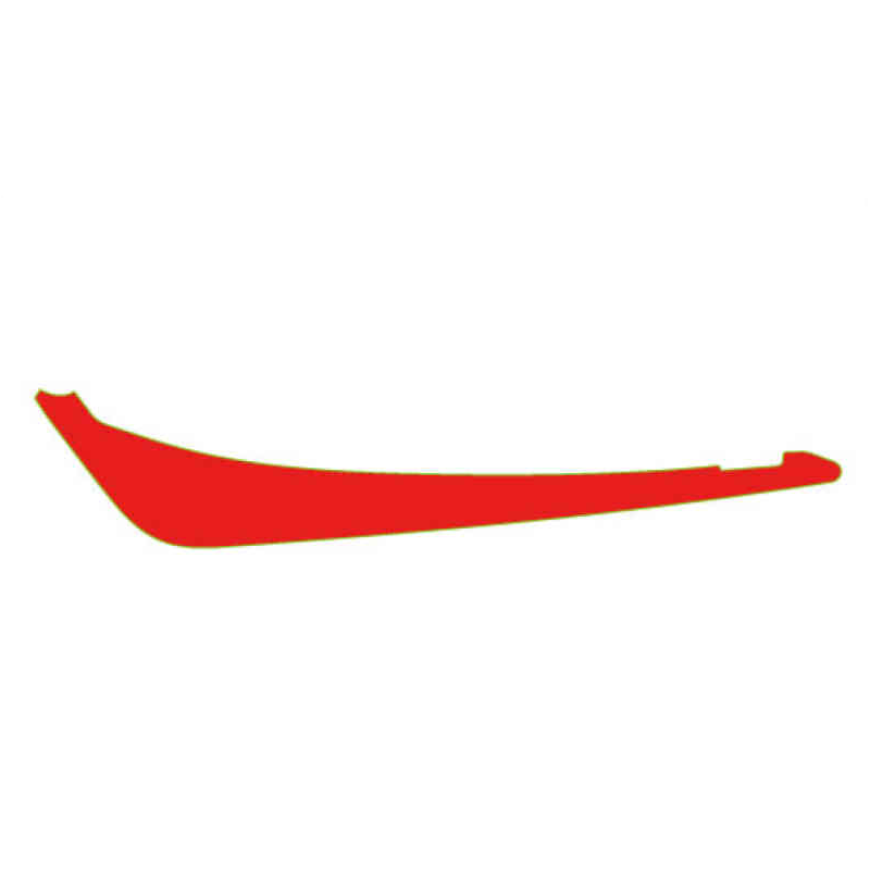 LH tail fairing strip decal RED