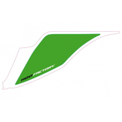 Left tail fairing number plate decal