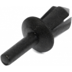 Plastic rivet, black