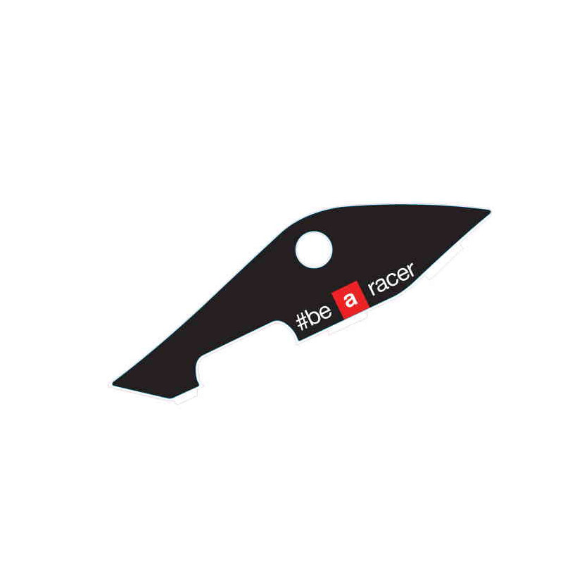 LH lower tail fairing decal "be a recer"