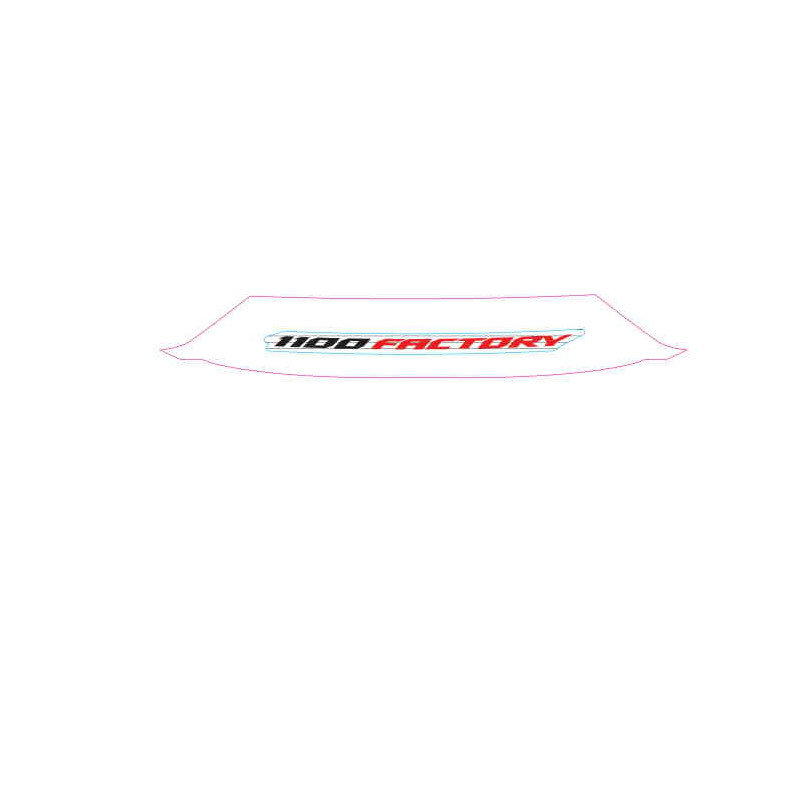 Rear fairing decal 1100 Factory