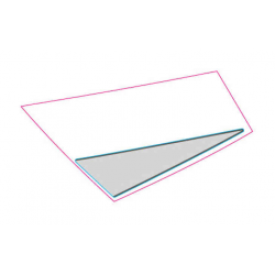 Fuel tank decal SILVER