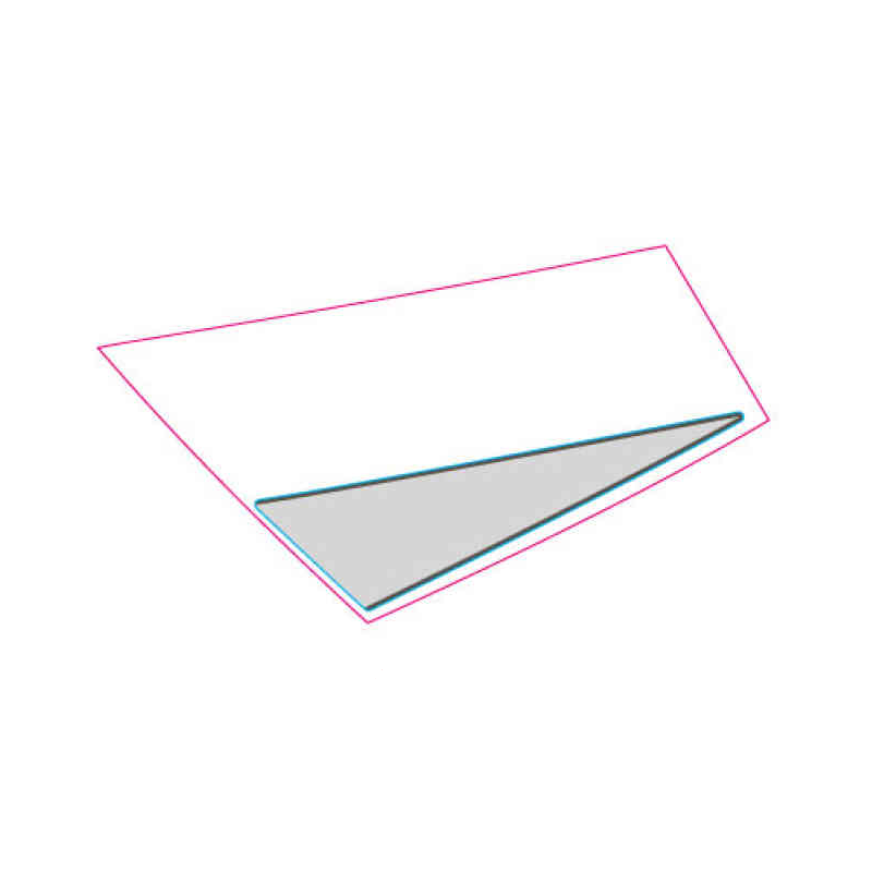 Fuel tank decal SILVER