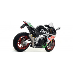 APRILIA RSV4 RF 17/18 HOM. GP2 Titanium silencer + stainless steel link pipe for original collectors