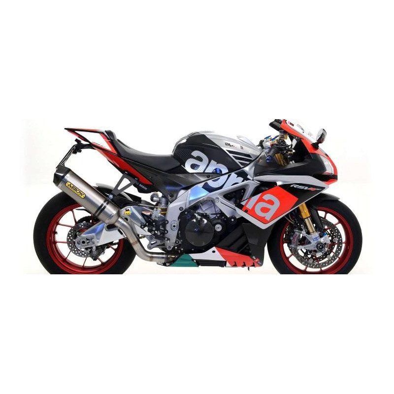 APRILIA RSV4 15/16-TUONO V4 1100 15/16 HOM. ALUMINIUM RACE-TECH SILENCER WITH CARBON END CAP FOR ARROW LINK PIPE