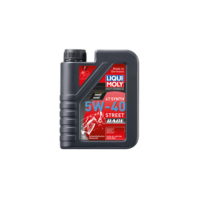 LIQUI MOLY MOTORBIKE 4T SYNTH 5W-40 STREET RACE 1L