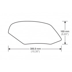 SIDE TANK PADS APRILIA CLEAR