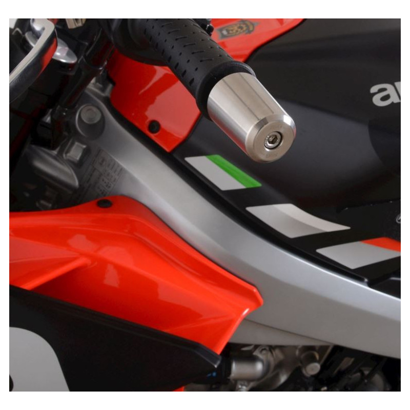 R&G Stainless Steel Bar Ends for the Aprilia Tuono 660 '21-