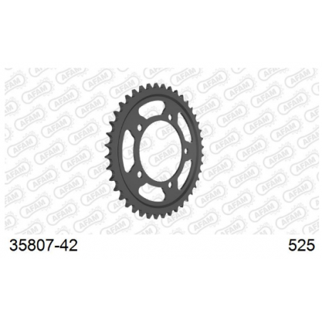 Afam standard steel Rear Sprocket 42