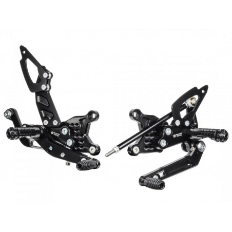 Bonamici Aluminium Rearsets Aprilia RSV4 RF - Tuono V4 (race) + KSA01