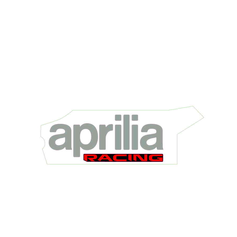 RH lower fairing decal "APRILIA RACING" Colour: Aprilia Black [Black]