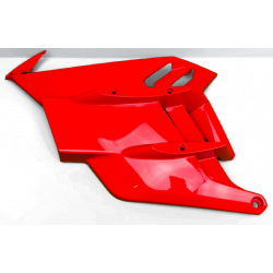 RH int.fairing, fluo red Colour: Aprilia Black [Black] Decal [D]