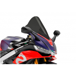 PUIG R-RACER SCREEN DARK SMOKE FOR APRILIA RSV4 FACTORY 2021-