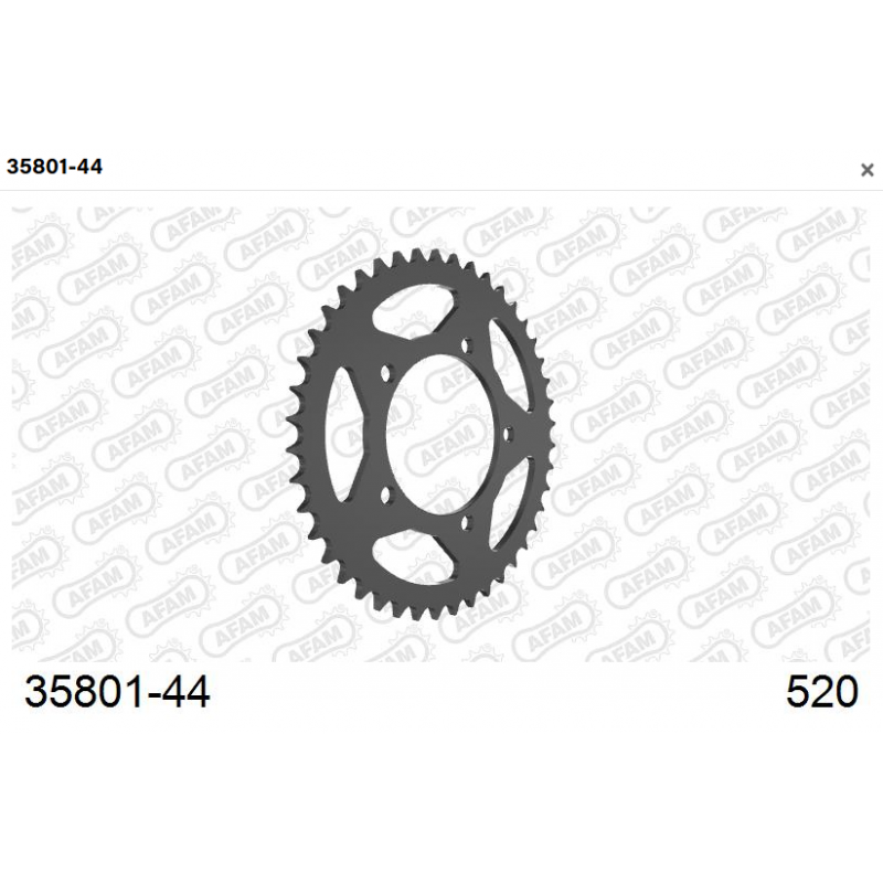 AFAM Rear sprocket 44T
