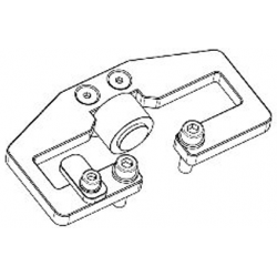 Support for camshaft gear on head
