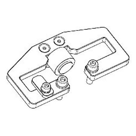 Support for camshaft gear on head