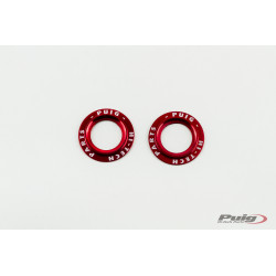 PUIG Set Aluminium rings Red for PHB19 Swing Arm Protector