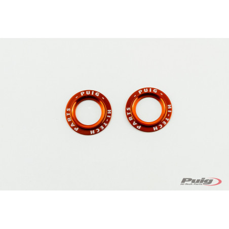 PUIG Set Aluminium rings Orange for PHB19 Swing Arm Protector
