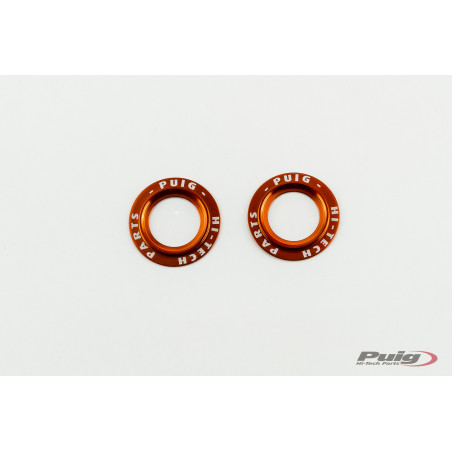 PUIG Set Aluminium rings Orange for PHB19 FRONT FORK PROTECTOR
