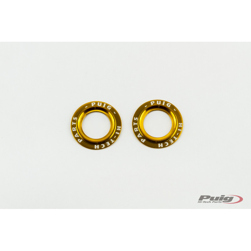 PUIG Set Aluminium rings Gold for PHB19 FRONT FORK PROTECTOR