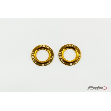 PUIG Set Aluminium rings Gold for PHB19 FRONT FORK PROTECTOR