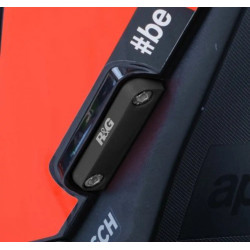 R&G Exhaust Hanger & left hand Footrest Blanking Plate Tuono V4 (Factory) '21-