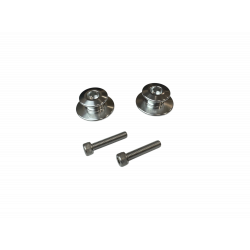 R&G M6 Elevation Paddock Stand Bobbins Silver