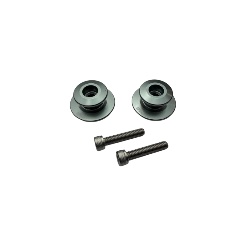 R&G M6 Elevation Paddock Stand Bobbins Titanium Colour