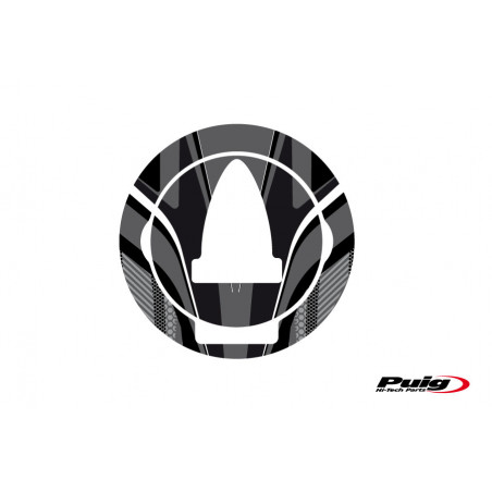 PUIG Radikal Fuel Cap Covers Grey