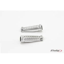 PUIG R-Fighter Footpegs Silver
