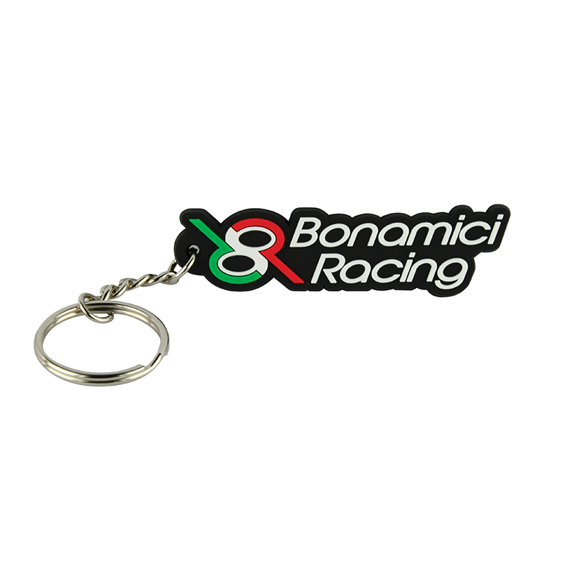 Bonamici Racing Rubber key ring