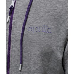 APRILIA HOODIE - APRILIA RACING LIFESTYLE GREY LARGE