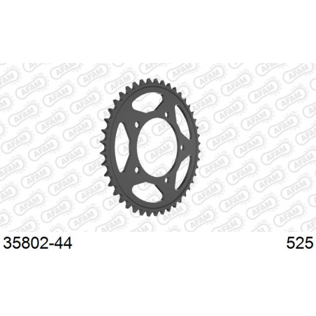 Afam Rear Sprocket Steel 525 Shiver 900
