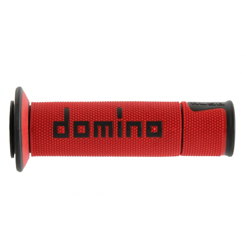 DOMINO GRIPS A450 PAIR RED/BLACK