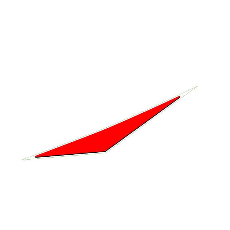 LH rear fairing decal RED