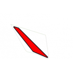 RH fairing chin spoiler decal