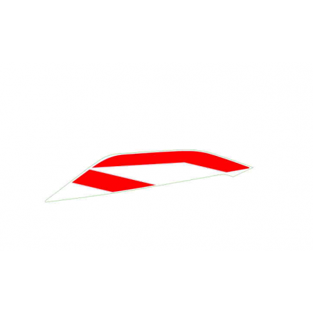 RH side fairing strip decal