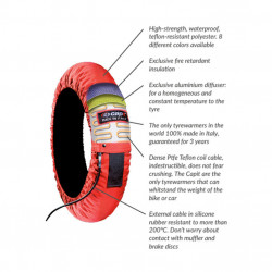 Tirewarmers Capit Suprema Spina BLACK M/XL