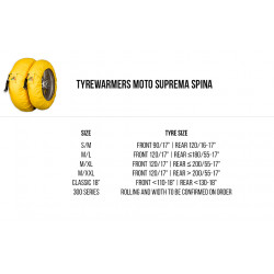 Tirewarmers Capit Suprema Spina BLACK M/XL