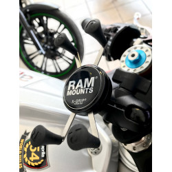 X-GRIP device holder fork stem mount aluminum steel black