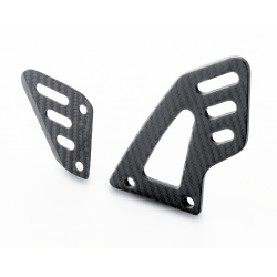 Carbon fibre heel guards