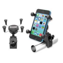 RAM Tough-claw™ mount with universal X-Grip® phone cradle
